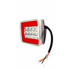 Фонарь задний универсальный ТАС-ФЗУ 1-LED-NEON 12 В, 4 функции : габарит, стоп, поворот, подсветка номера ТехАвтоСвет