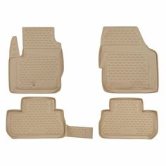 Коврики салона для Land Rover Freelander 2 (2007-2013) бежевые / Ленд Ровер Фриландер 2 Element