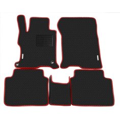 Автомобильные коврики (автоковрики) ЭВА / EVA / ЕВА для Honda Accord IX / Хонда Аккорд 9 / 2012 - 2019 г. в. + подпятник + 2 логотипа АвтоЕва.рф