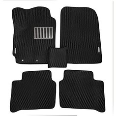 Автомобильные коврики (автоковрики) ЭВА / EVA / ЕВА для HYUNDAI SOLARIS (II) / Хендай солярис 2 / 2017-н. в. + подпятник + 2 логотипа АвтоЕва.рф