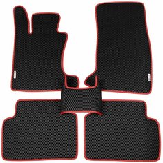 Автомобильные коврики (автоковрики) ЭВА (EVA) ЕВА для BMW 5 (E60) / БМВ 5 (Е60) / 2002-2010 + 2 логотипа АвтоЕва.рф