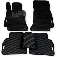 Автомобильные коврики ЭВА (EVA) для Mercedes-Benz E-klass (V) (W213) / Мерседес-Бенц Е-класс / 2016-н. в. + подпятник + 4 логотипа АвтоЕва.рф