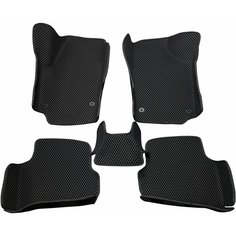 Автомобильные коврики ЭВА (EVA) для VOLKSWAGEN POLO (V) / Фольксваген Поло 5 / c 3D бортами 2010-2019 АвтоЕва.рф