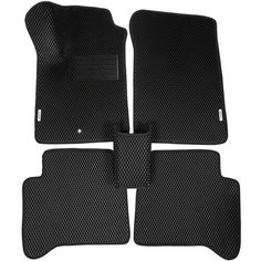 Автомобильные коврики (автоковрики) ЭВА / EVA / ЕВА для MITSUBISHI GALANT (VIII) / Митсубиси Галант 8 / 1996-2006 + подпятник + 2 логотипа АвтоЕва.рф