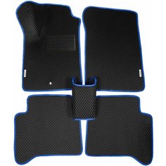 Автомобильные коврики (автоковрики) ЭВА / EVA / ЕВА для MITSUBISHI GALANT (VIII) / Митсубиси Галант 8 / 1996-2006 + подпятник + 2 логотипа АвтоЕва.рф