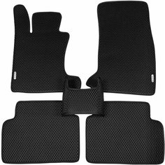 Автомобильные коврики (автоковрики) ЭВА (EVA) ЕВА для BMW 5 (E60) / БМВ 5 (Е60) / 2002-2010 + 2 логотипа АвтоЕва.рф