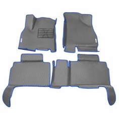 Автомобильные коврики ЭВА (EVA) для CHERY TIGGO 8 (8 PRO, 8 PRO MAX, 8 PRO E+) Черри Тигго 8 (8 Про) с 3D бортами 2018 - н. в. + подпятник + 2 логотипа АвтоЕва.рф