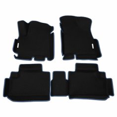 Автомобильные коврики ЭВА (EVA) для Chery Tiggo 4 PRO / Чери Тигго 4 Про с 3D бортами 2020 - н. в. + 2 логотипа АвтоЕва.рф