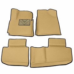 Автомобильные коврики ЭВА (EVA) для Changan CS55 PLUS (Рестайлинг) / Чанган ЦС55ПЛЮС с 3D бортами 2021 - н. в. + подпятник АвтоЕва.рф