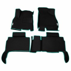 Автомобильные коврики ЭВА (EVA) для CHERY TIGGO 8 (8 PRO, 8 PRO MAX, 8 PRO E+) Черри Тигго 8 (8 Про) с 3D бортами 2018 - н. в. + подпятник + 2 логотипа АвтоЕва.рф