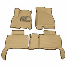 Автомобильные коврики ЭВА (EVA) для CHERY TIGGO 8 (8 PRO, 8 PRO MAX, 8 PRO E+) Черри Тигго 8 (8 Про) с 3D бортами 2018 - н. в. + подпятник + 2 логотипа АвтоЕва.рф