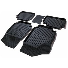 Коврики резиновые Лада Нива 2121/Легенд (1977-)/Lada Niva 2121/Legend (1977-) 3D Standart SRTK (Саранск) комплект в салон