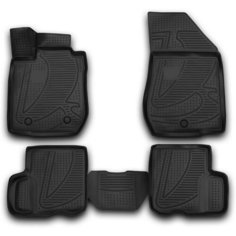 Коврики 3D в салон LADA Largus, 2012-, 4 шт. (полиуретан) / Лада Ларгус Element