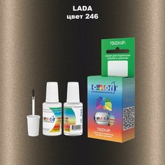Автоэмаль Color1 в наборе (краска+лак) LADA 246 Angkor, 20 мл