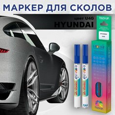 Автоэмаль Color1 в наборе (лак+маркер) Hyundai U4G Urban Gray