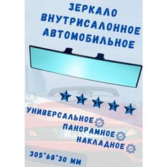 Зеркало заднего вида Политех ВН 2Г, голубое