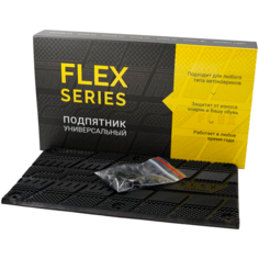 Подпятник для автомобильных ковриков FLEX SERIES 25х15 см Черный Eva.Center