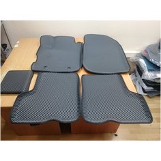 3D Eva коврики Renault Logan 2 (Stepway) с бортами Рено Логан Степвей Carply