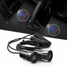 Проектор логотипа в двери авто врезной ElectroKot G7 7W для Toyota 2 шт