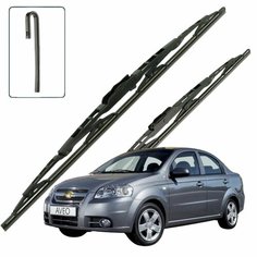 Дворники Chevrolet Aveo (1) T250 Шевроле Авео Т250 седан рест. 2005 2006 2007 2008 2009 2010 2011 2012 Щетки стеклоочистителя каркасные для автомобиля 550мм-400мм к-т 2 шт. Lyn Xauto