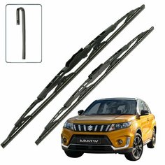 Дворники Suzuki Vitara (4) P90 / Сузуки Витара П90 5 дв. рест. 2018 / 2019 / 2020 / 2021 / 2022 Щетки стеклоочистителя каркасные для автомобиля 600мм-400мм к-т 2шт. Lyn Xauto
