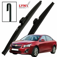 Дворники Chevrolet Cruze (1) J300 / Шевроле КруЗ седан рест. 2012 2013 2014 2015 Щетки стеклоочистителя зимние LYNXauto к-т 2шт, 600мм-450мм