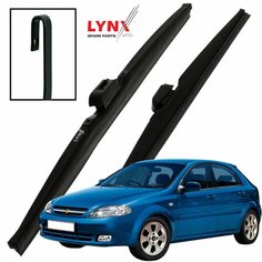 Дворники Chevrolet Lacetti (1) J200 / Шевроле Лачетти хэтчбек 2004 2005 2006 2007 2008 2009 2010 2011 2012 2013 Щетки стеклоочистителя зимние LYNXauto к-т 2шт, 550мм-480мм