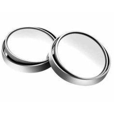 Зеркало мертвой зоны, с регулировкой, 5 см, 2шт, цвет серебристый Vt Aa
