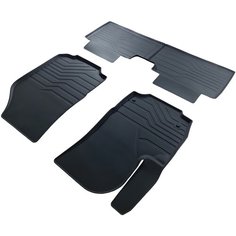 Коврики автомобильные в салон 3D PREMIUM для Chevrolet Equinox (2017-) / Автоковрики резиновые с бортом для Шевроле Эквинокс Srtk