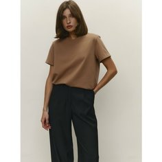 Футболка ANNEMORE, размер XS, коричневый