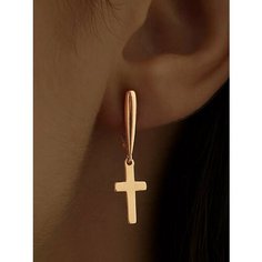 Серьги с подвесками Ювелир Карат, серебро, 925 проба, золочение, , золотистый