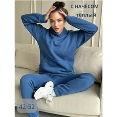 Костюм спортивный Modellini Костюм утепленный, размер 50, серо-голубой
