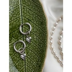 Серьги, металл, серый Love And Soul Jewelry