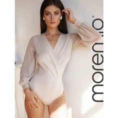 Боди Moremio, размер 34, кремовый