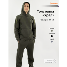Толстовка Mordor Tac., размер 60/62, , олива