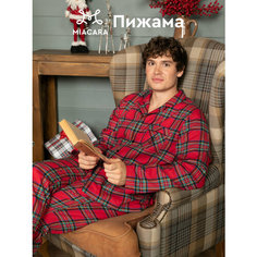 Пижама BeGood Новый год, размер 42-44, красный