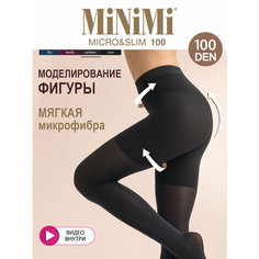 Колготки MiNiMi Micro&Slim, 100 den, размер 2, carbone