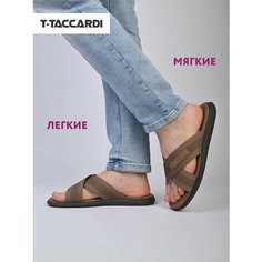 Шлепанцы T.Taccardi, размер 42, коричневый