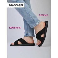 Шлепанцы T.Taccardi, размер 42, черный