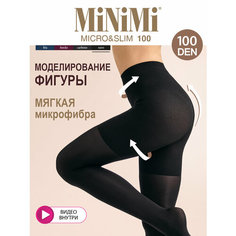 Колготки MiNiMi Micro&Slim, 100 den, размер 4, nero