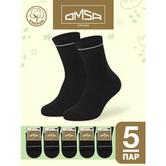 Носки OMSA KIDS 5 пар, размер 23/26, , nero