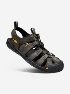 Сандалии мужские KEEN Clearwater CNX Leather M, Серый