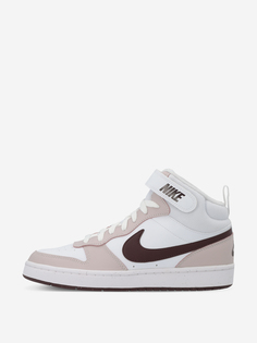Кеды для девочек Nike Court Borough Mid 2, Белый
