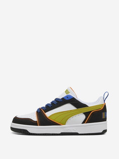Кеды для мальчиков PUMA Rebound V6 Lo Starblitz Jr, Белый