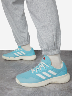 Кроссовки женские для тенниса adidas Gamecourt 2, Голубой