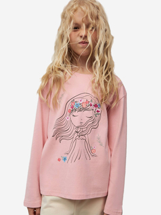 Футболка для девочки с длинным рукавом TOTT KIDS, Розовый Totti