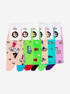Комплект носков St.Friday Socks x Sock Club Moscow - Парки - Шопинг - Шесть пар носков, Бежевый