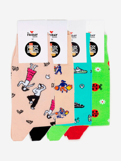Комплект носков St.Friday Socks x Sock Club Moscow - Парки - Четыре пары носков, Бежевый