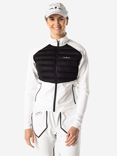 ЛОНГСЛИВ С ПУХОВОЙ ВСТАВКОЙ ЖЕНСКИЙ LONG SLEEVE DOWN PUFFER | WHITE, Белый Uglow