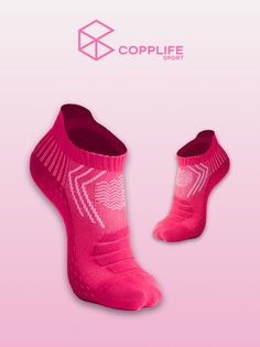 Носки спортивные COPPLIFE для бега и треккинга, Розовый
